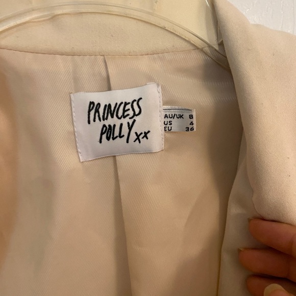 NWOT princess polly cream blazer - Picture 2 of 4